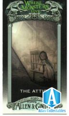 2020 Allen & Ginter (Topps) WHERE MONSTERS LIVE Insert Card MWML-1 / THE ATTIC